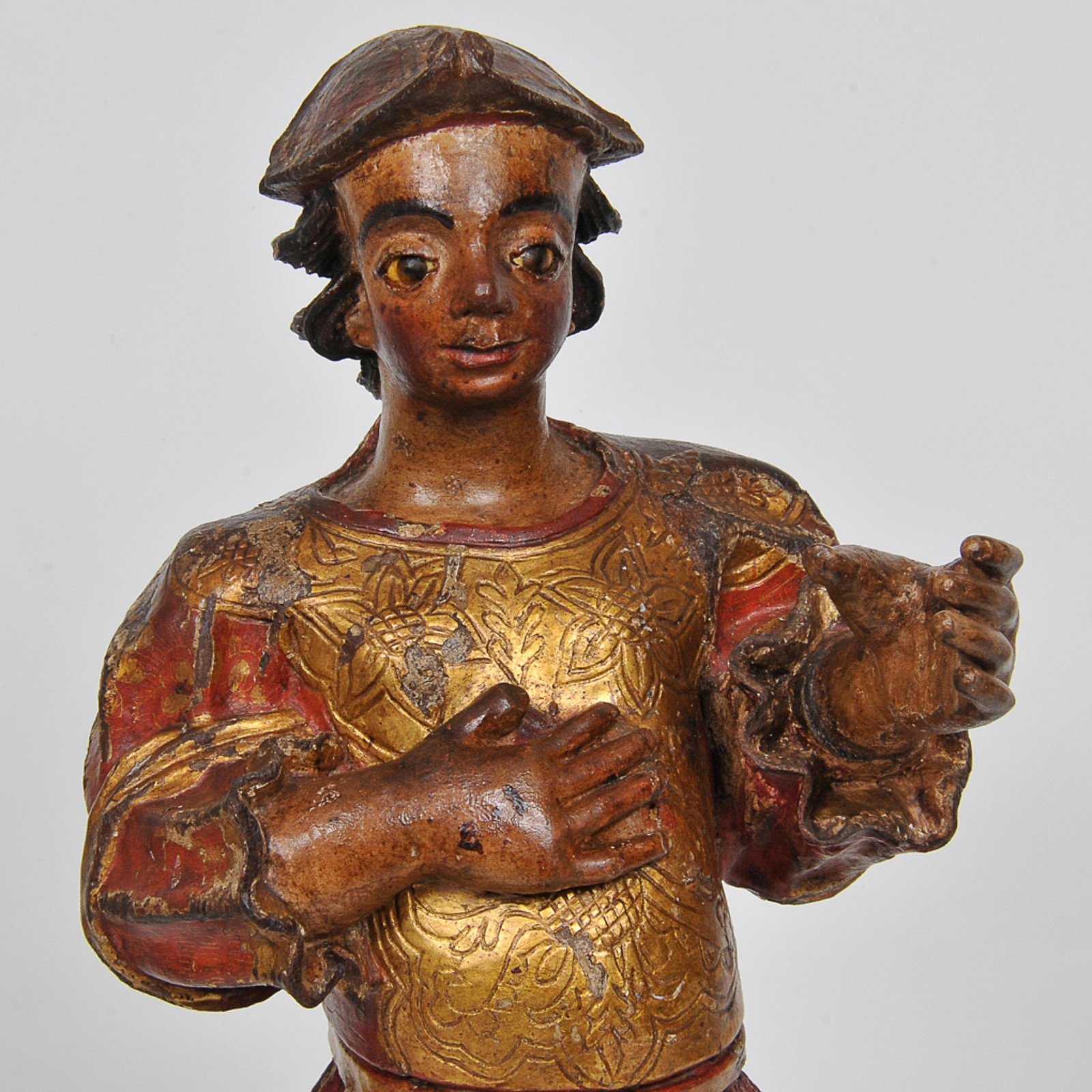 Mestre Piranga, Anjo Adorador, Séc.XVIII - foto 6 de 6