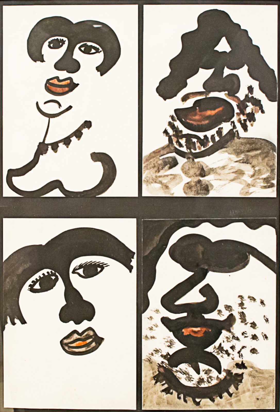 Artur Barrio (1945), Políptico figuras, 1973 - foto 1 de 2