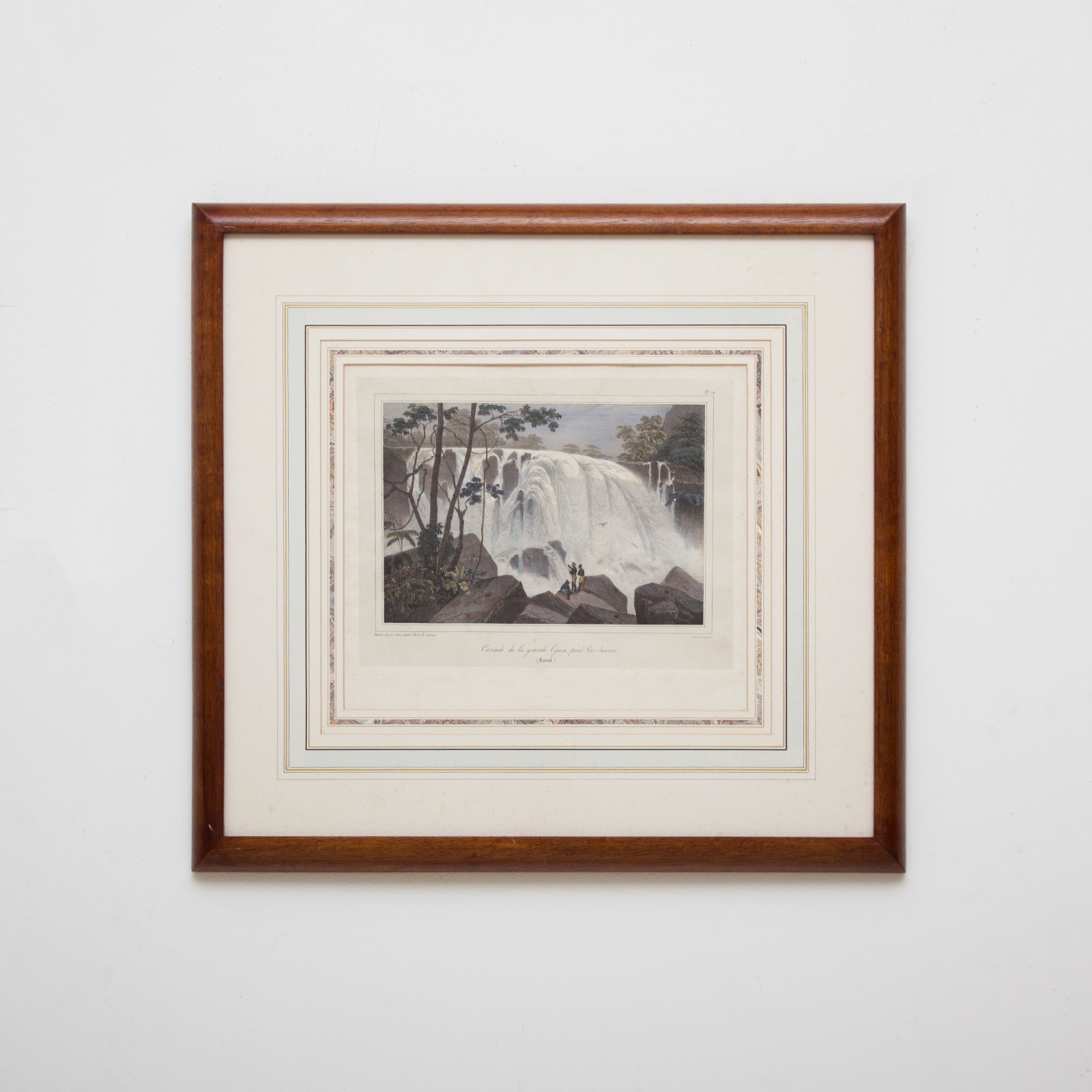 Cascata da grande Tijuca perto do Rio de Janeiro, 1837 - foto 2 de 3