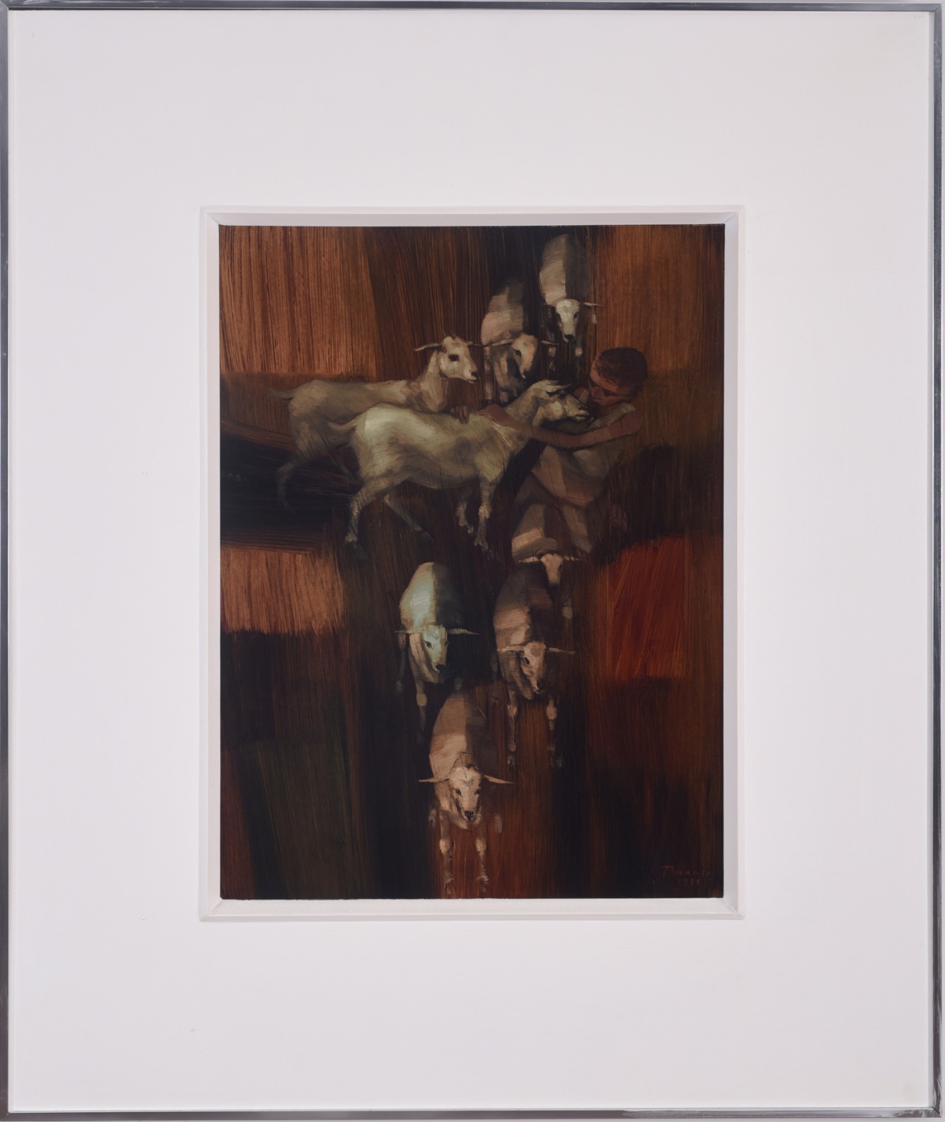 Enrico Bianco (1918-2013), Menino com carneiros, 1975 - foto 2 de 4
