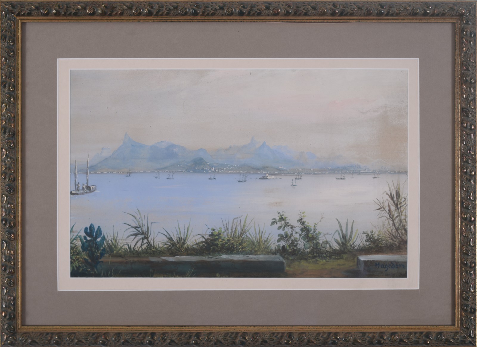 Friedrich Hagedorn (1814-1889), Floresta da Tijuca, Rio de Janeiro, - foto 2 de 3