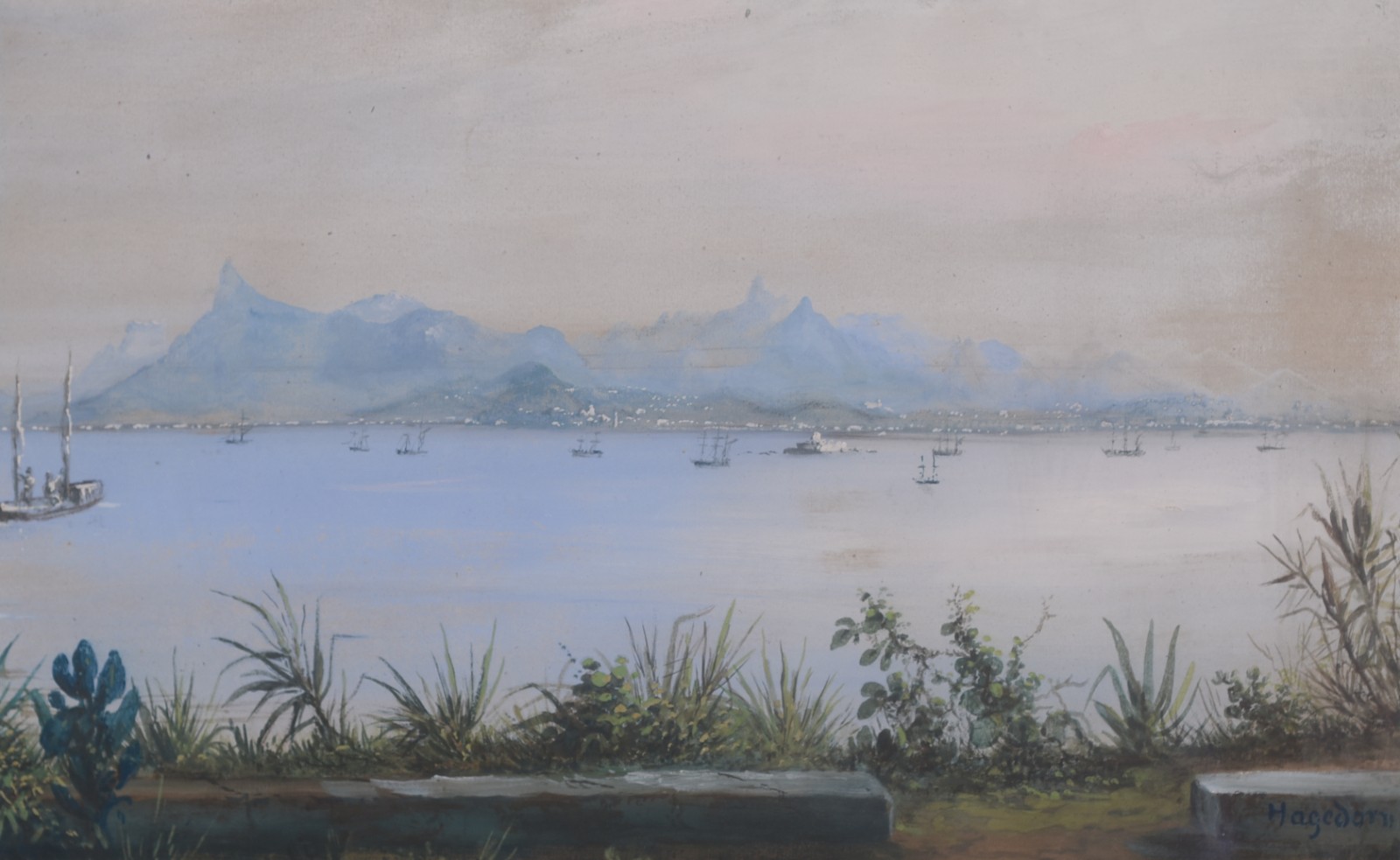 Friedrich Hagedorn (1814-1889), Floresta da Tijuca, Rio de Janeiro, - foto 1 de 3