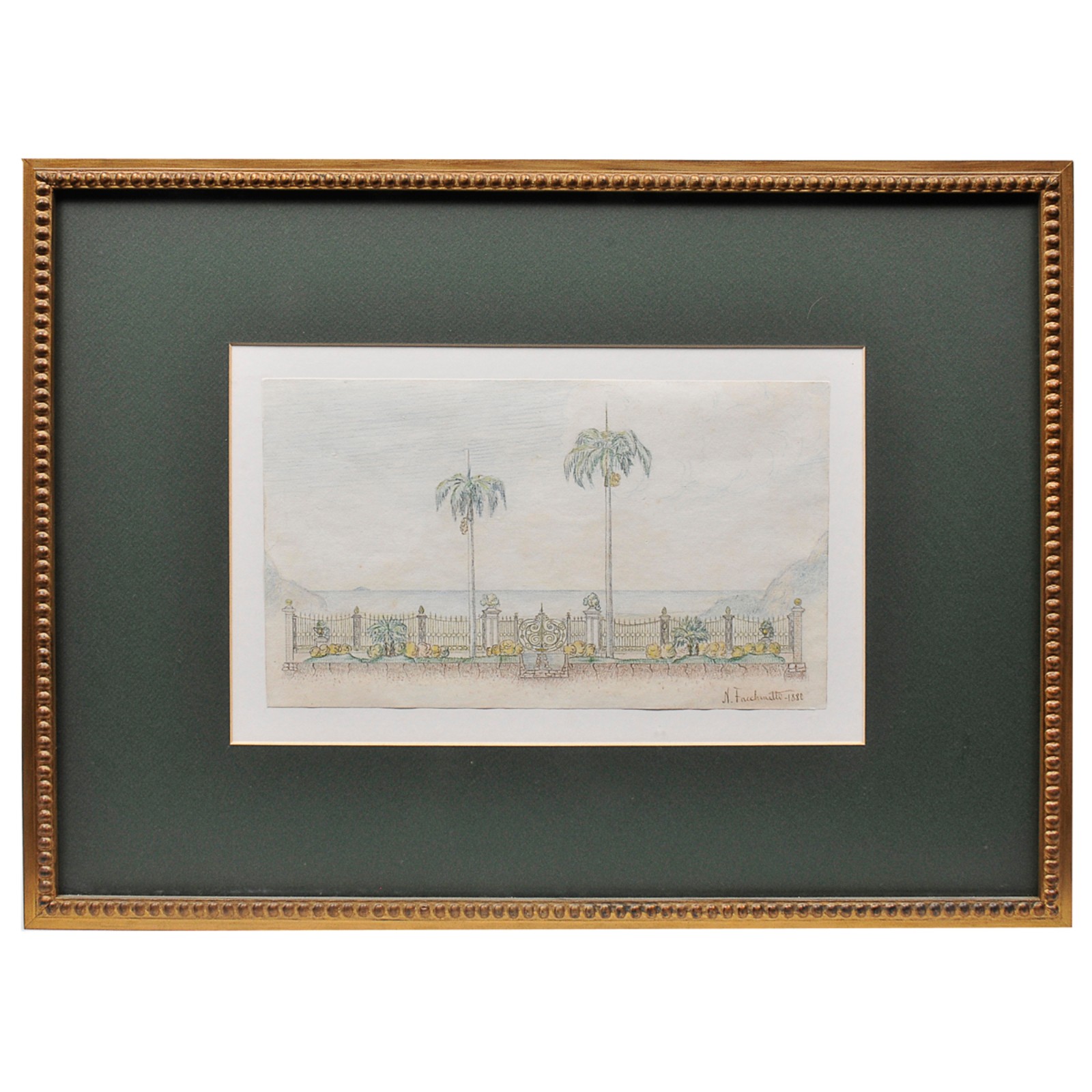 Facchinetti (1824-1900), Portão da casa do Barão de Mauá, 1880 - foto 3 de 3