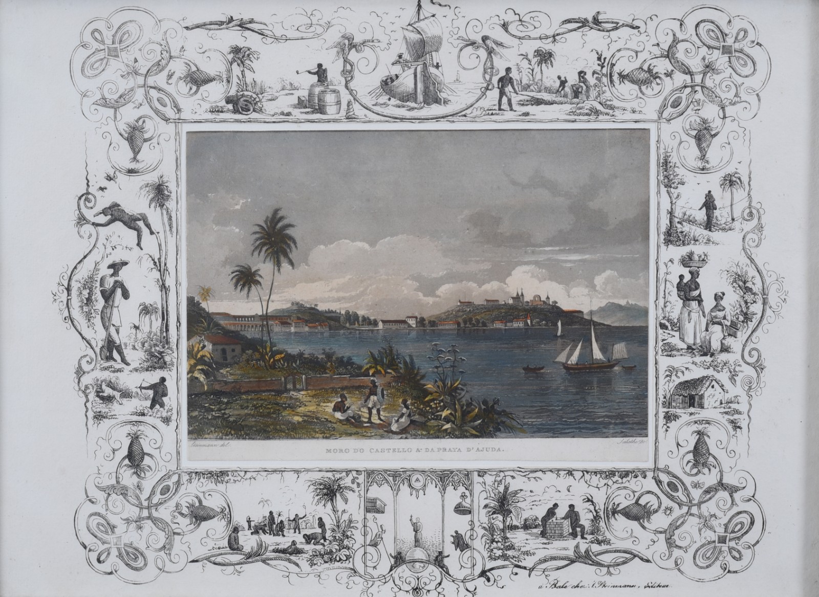 Morro do Castello e da Praya da Ajuda, 1834 - foto 1 de 3