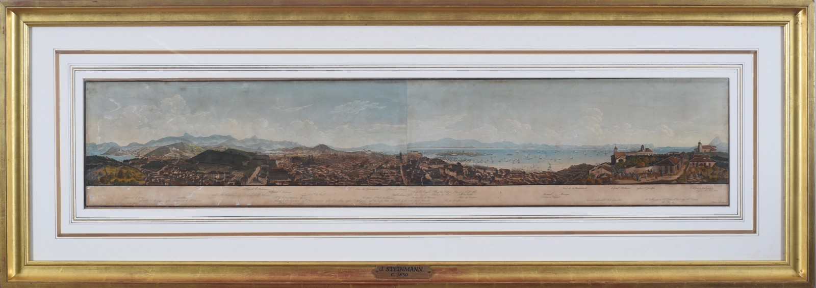 Panorama do Rio de Janeiro, c.1831 - foto 2 de 2
