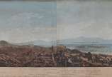 STEINMANN, Johann (1804- 18440), Guillaume Fréd... - Litografia<br><br>O Panorama do Rio de Janeiro, tomado do morro do Castelo, foi a primeira pintura em formato panorâmico a ser apresentada em um...