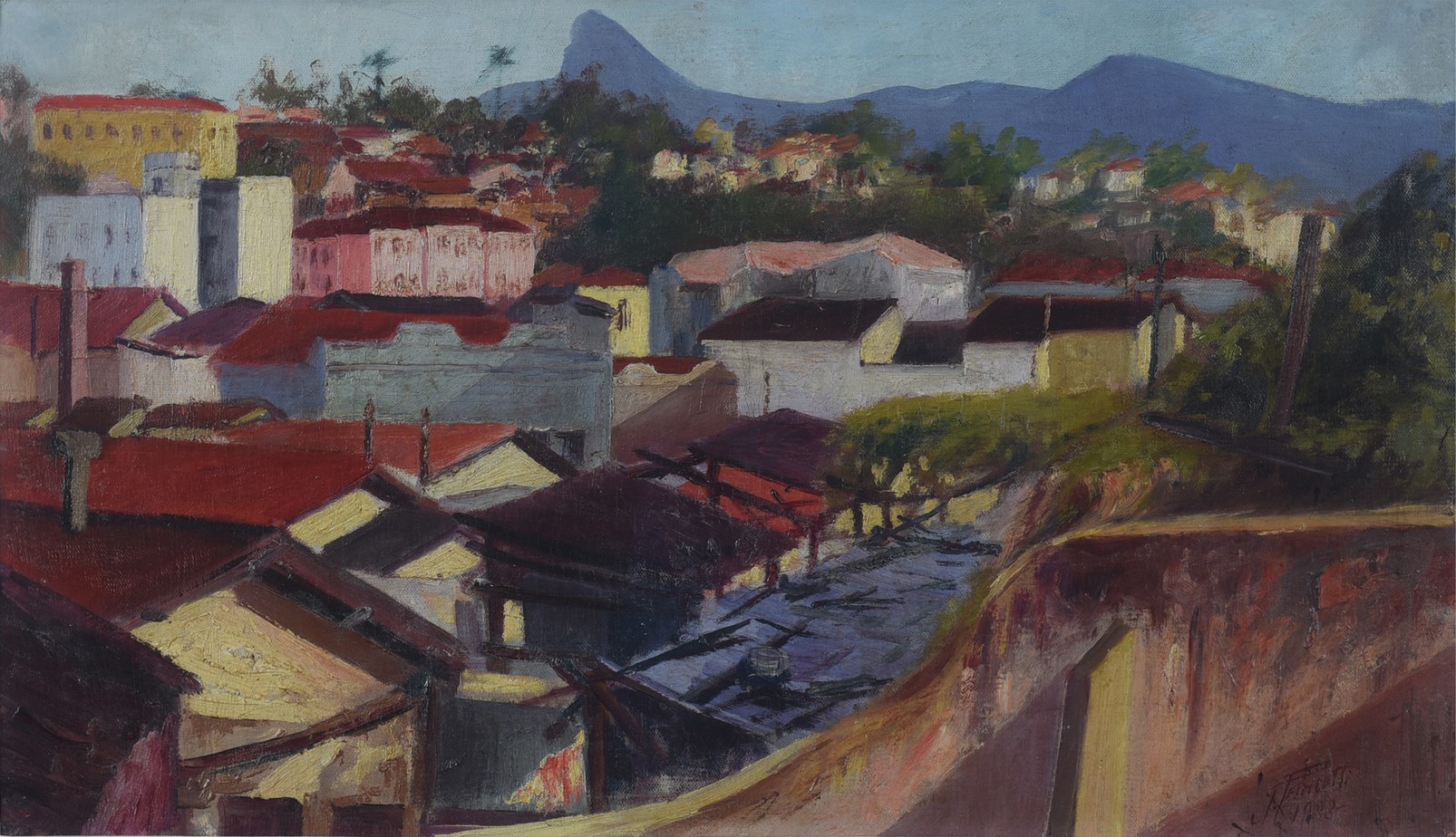 José Pancetti (1902-1958), Paisagem do Rio de Janeiro, c.1933 - foto 1 de 2