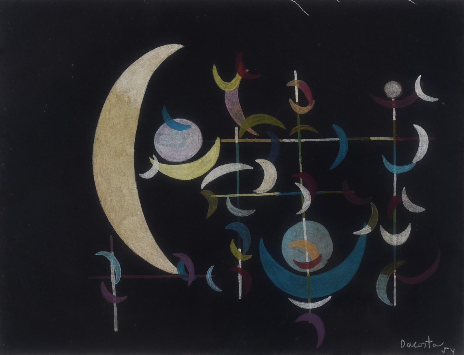 Milton Dacosta (1915-1988), Fase Lunar, 1954 - foto 1 de 2