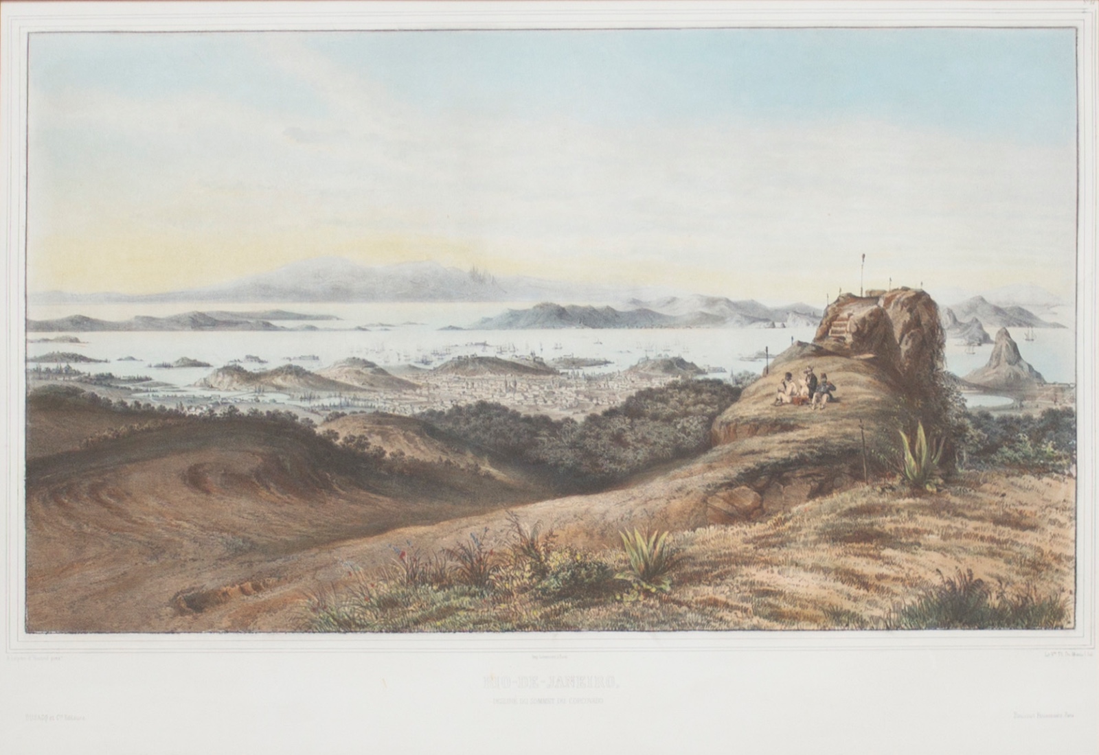 Rio de Janeiro Panorama -  “Dessiné du Sommet du Corcovado” - foto 1 de 4