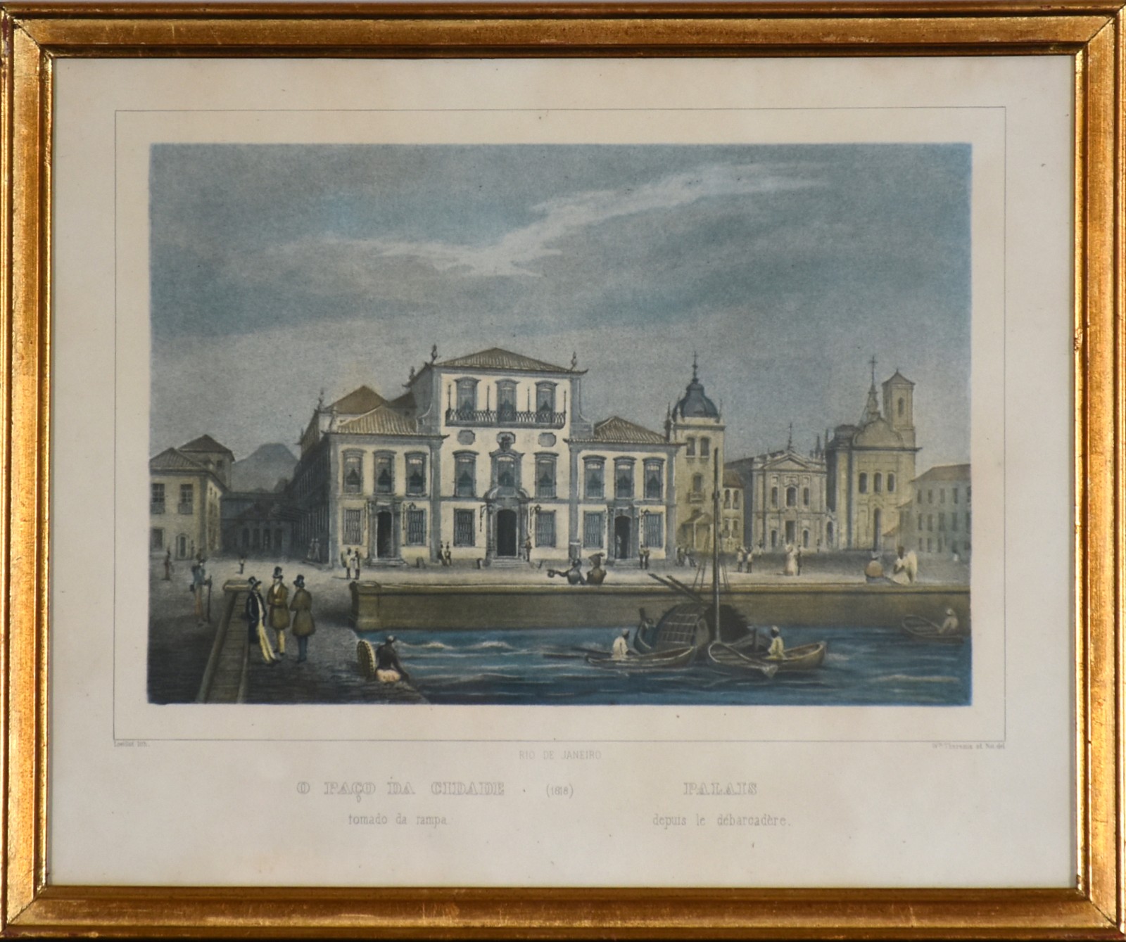 O Paço da Cidade Tomado da Rampa ( Palais depuis Le Débarcadere) - foto 2 de 6