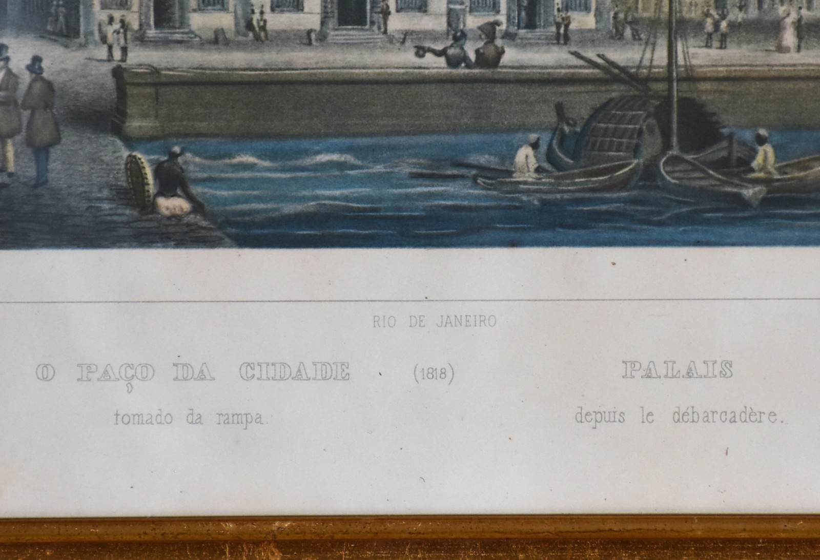 O Paço da Cidade Tomado da Rampa ( Palais depuis Le Débarcadere) - foto 3 de 6