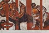 CONSUELO CUERDO, Era uma vez o País...III, 1994 - Xilogravura colorida<br>Ass. inf. direito e datado de 1994<br>Edição 4 de 10<br><br><br>O lote encontra-se em nosso espaço para apreciação através de 