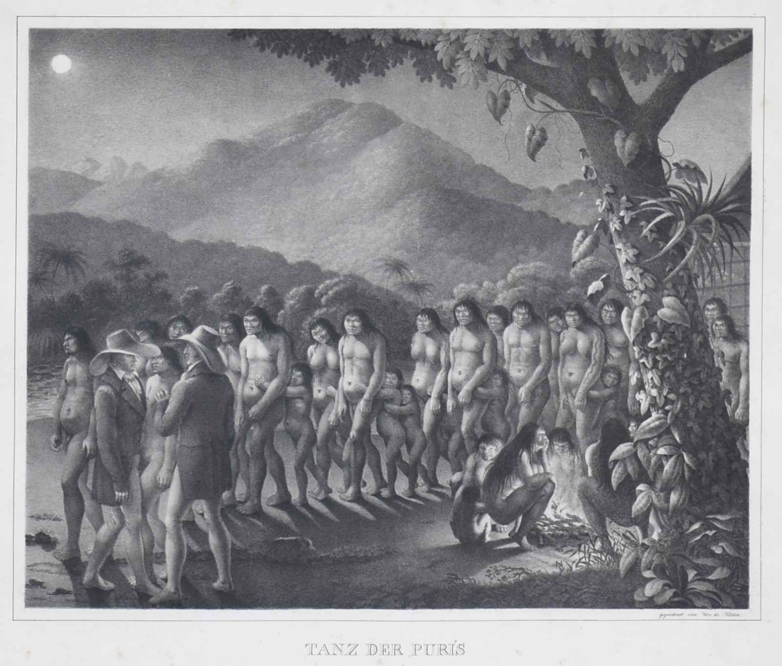 Tanz der Purís , Dança dos Puris, séc.XIX - foto 1 de 5