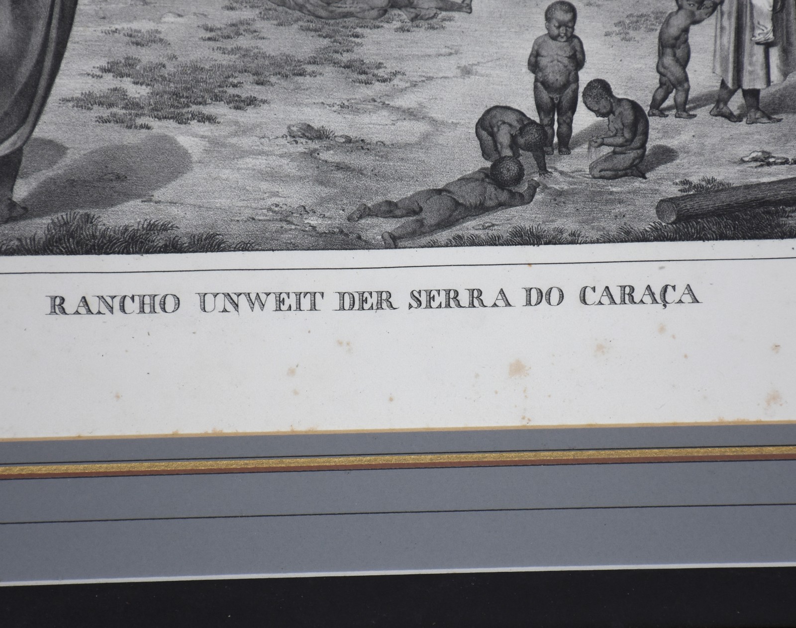 Rancho não muito distante da Serra do Caraça ( Rancho Unweit der Serra do Caraça ), Séc. XIX - foto 5 de 6