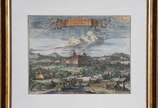 ARNOLDO MONTANUS (1625 -1683), Obissidio Et Exp... - Gravura aquarelada<br><br>Gravura extraída do livro  "Weereld América" obra clássica de Arnold Montanus, no qual o cartógrafo  holandês descreve...