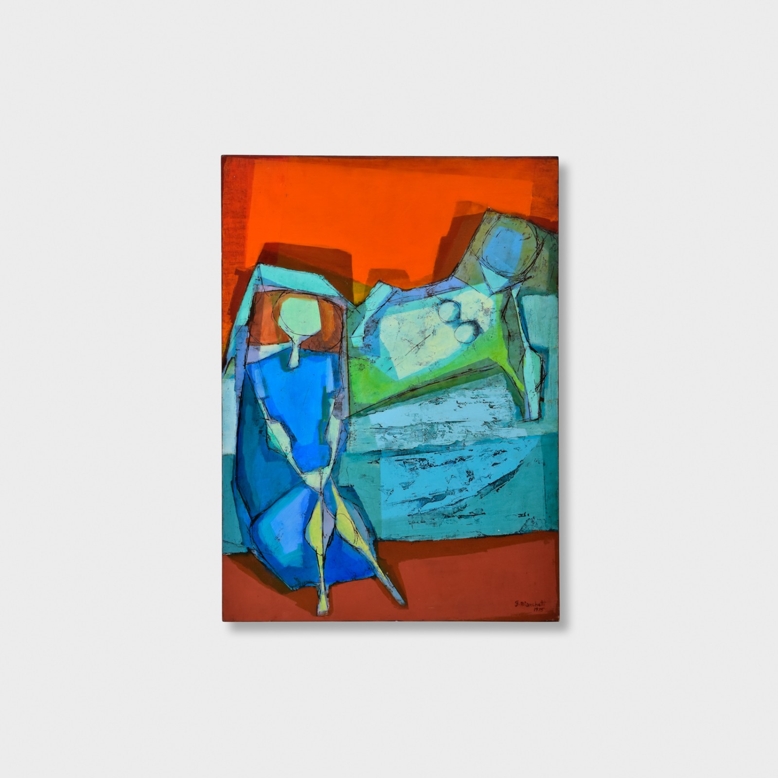Glenio Bianchetti (1928-2014), Mulher conversando, 1975 - foto 1 de 2