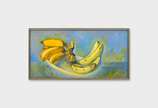 Glauco Rodrigues (1929-2004), Bananas, 1991 - Oleo s/ tela<br>Ass. inf. direito<br>Localizado - Rio, 28 de maio de 1991<br>Ass. inf. direito e verso<br><br><br>O lote encontra-se em nosso espaço p