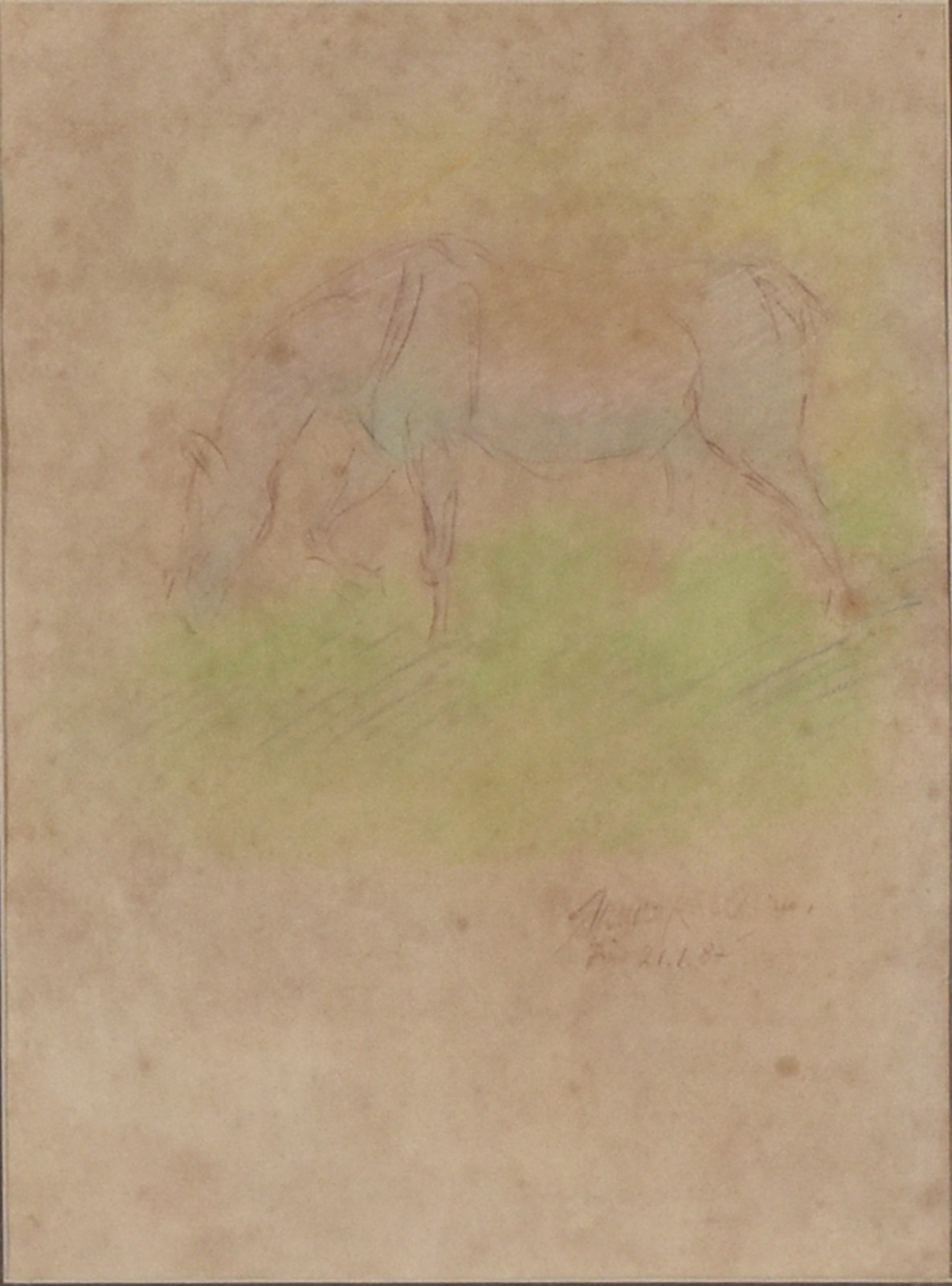 Glauco Rodrigues  (1929-2004), Cavalo no pasto - foto 1 de 5