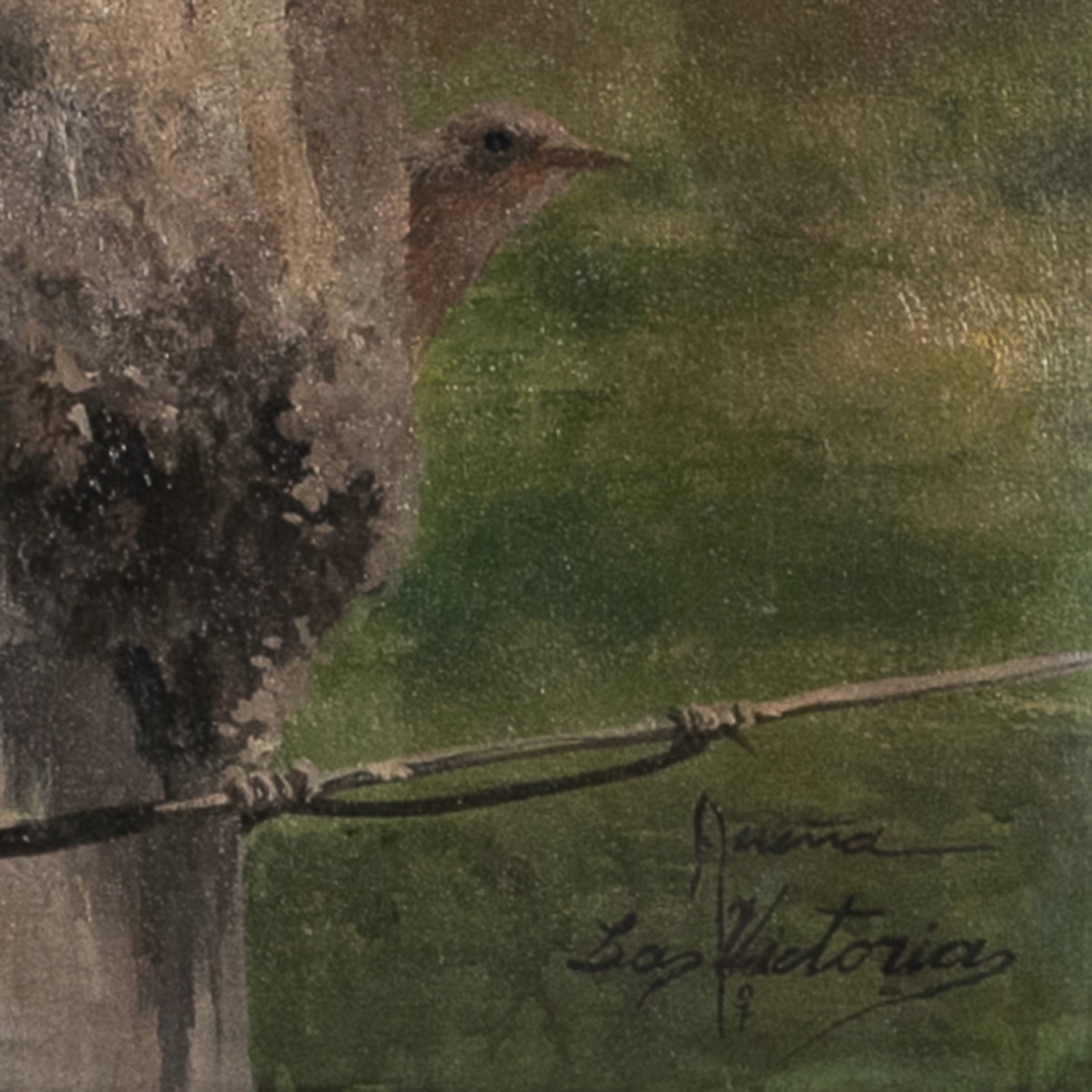 Pintura representando aves - foto 3 de 3