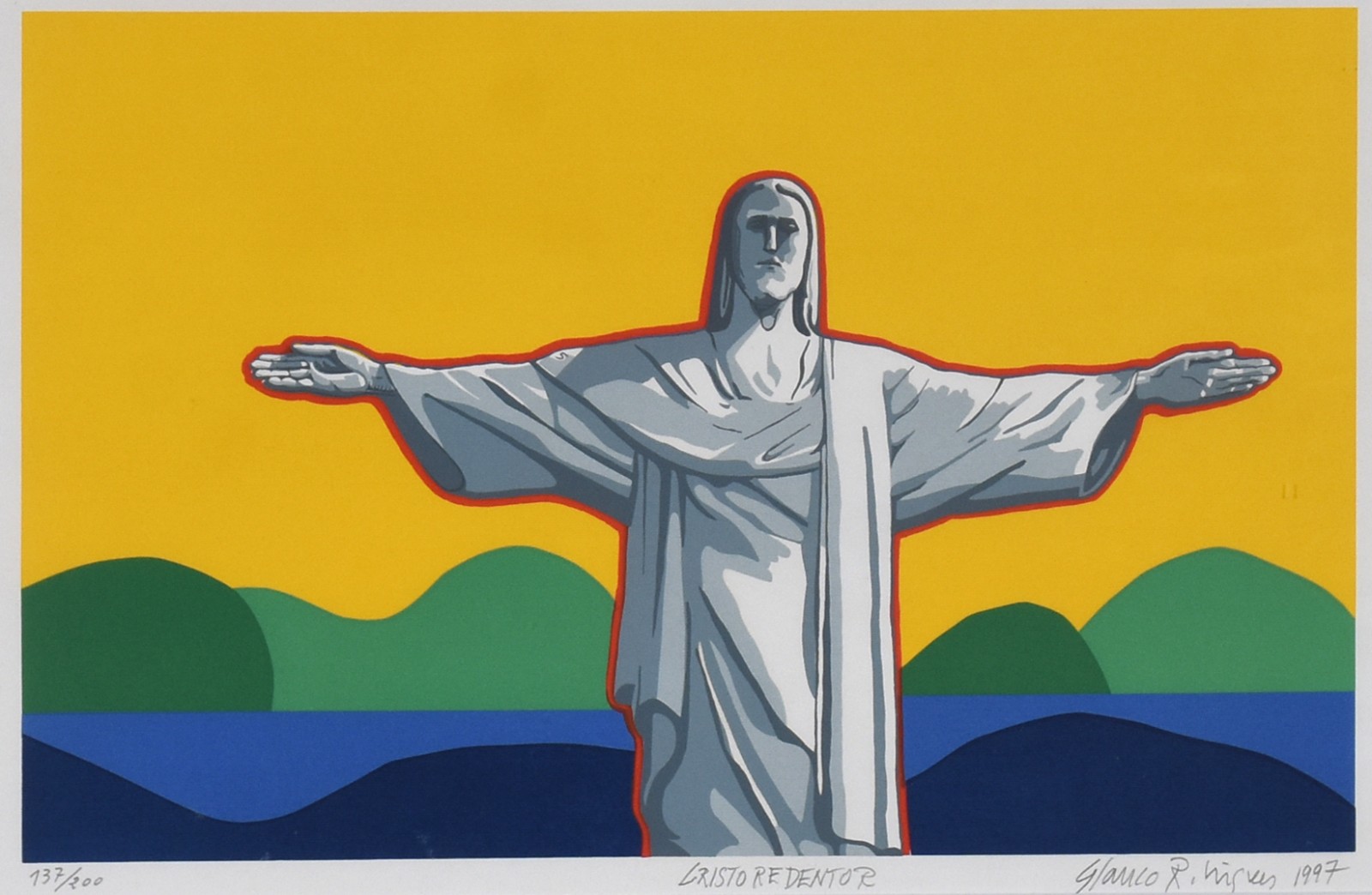 Glauco Rodrigues  (1929-2004), Cristo Redentor, 1997 - foto 1 de 5