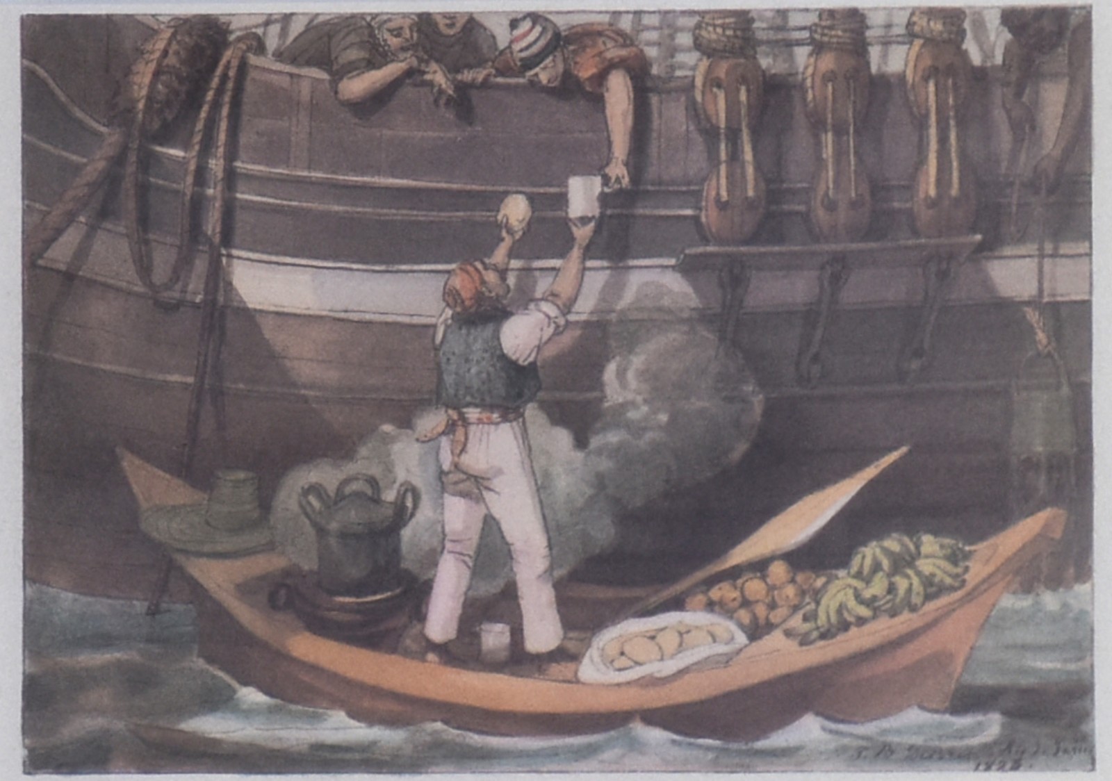 Jean-Baptiste Debret (1768-1848), Quitandeiro de canoa - foto 1 de 4
