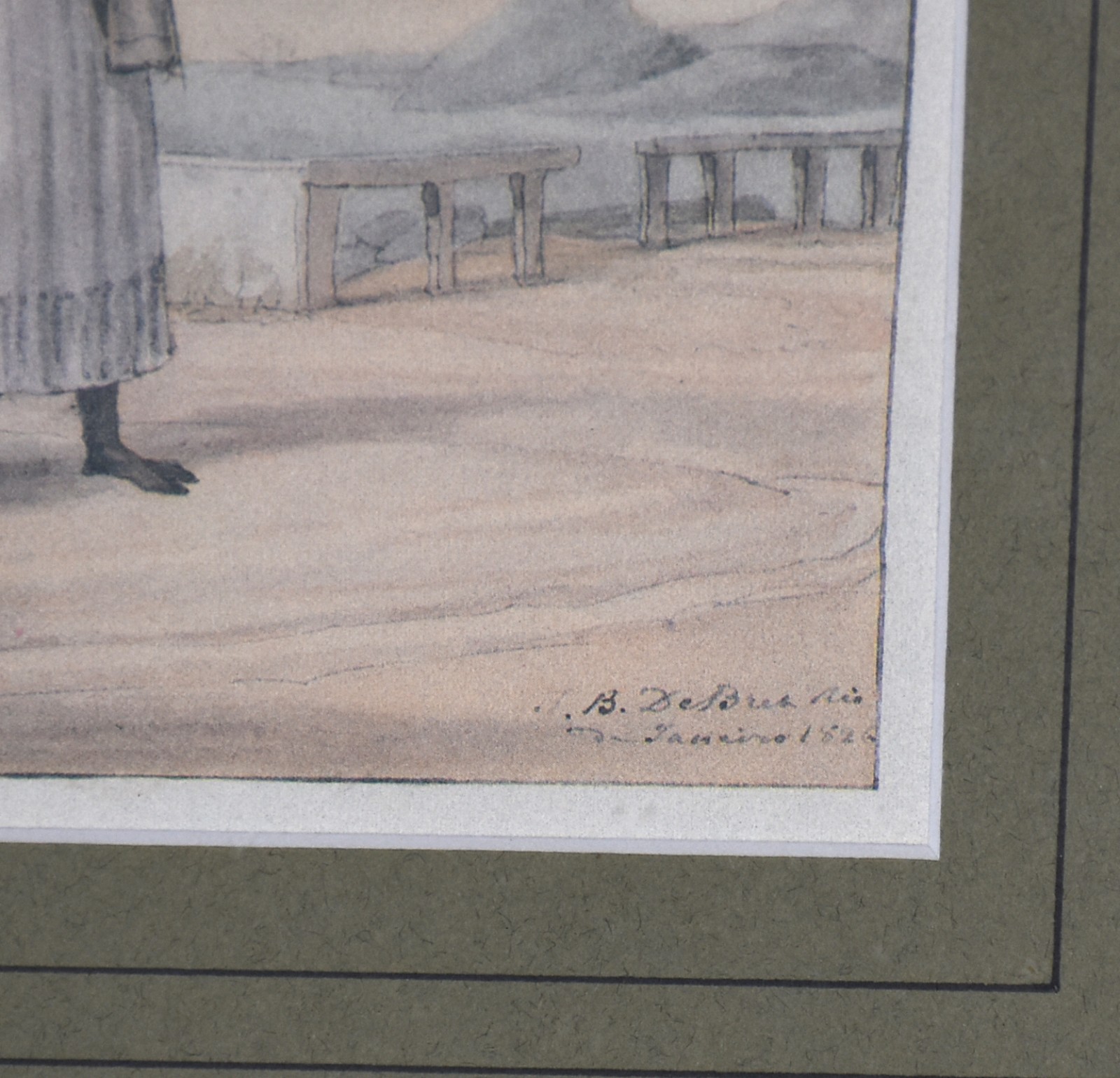 Jean-Baptiste Debret (1768-1848), Vendedores de pastel, manoé, pudim quente e sonho - foto 3 de 4