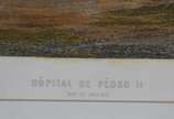 VICTOR FROND (1821-1881), Hôpital de Pédro II - Litografia s/ fotografia aquarelada<br>Hôpital de Pédro II, prancha nº 28 do Album Brazil Pitoresco.<br>Gravada por Bachelier a partir das fotos de Vi
