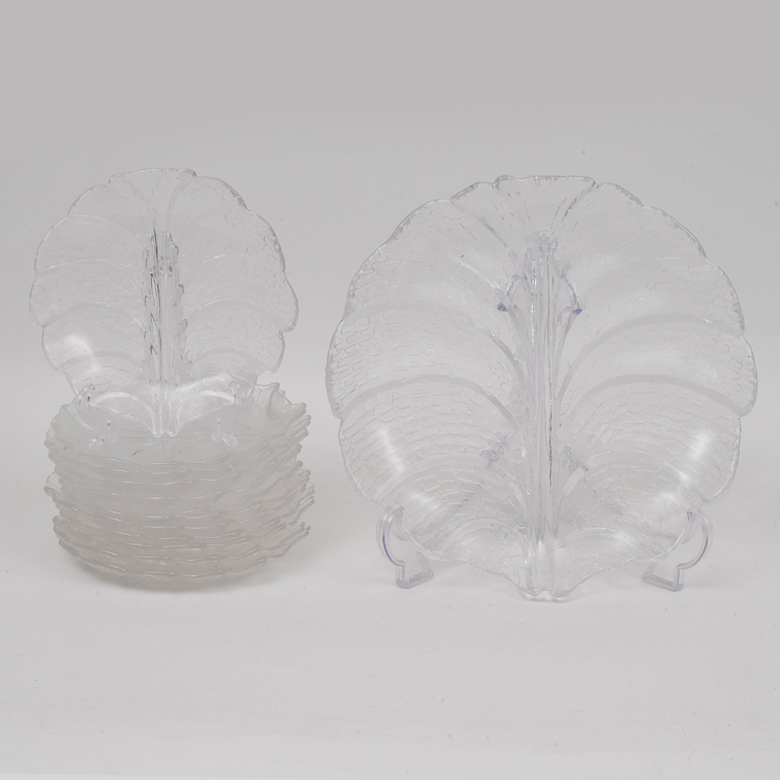 Conjunto para salada em Demi cristal no formato de hortaliça composto... - foto 1 de 3