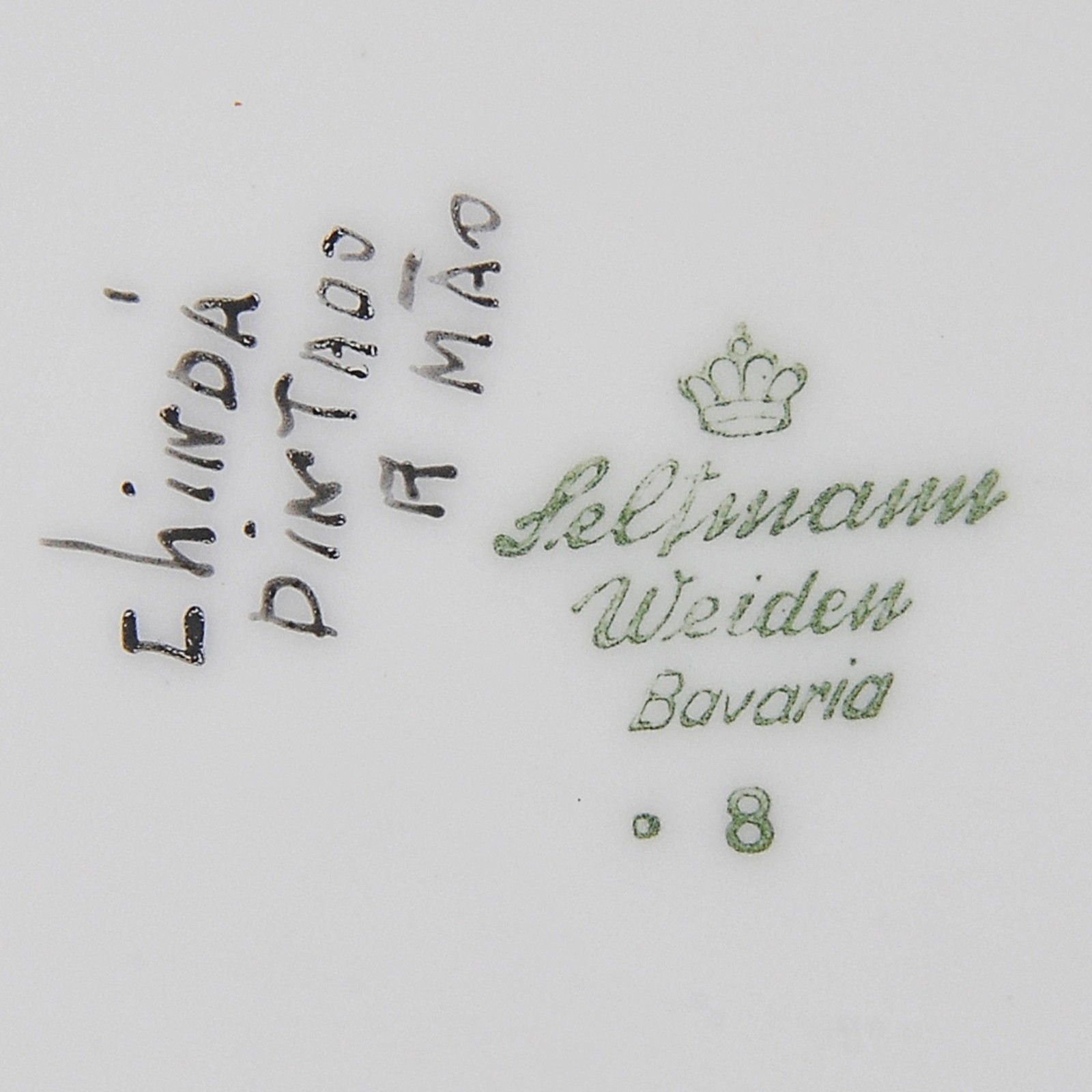 Lote composto por 6 pratos de sobremesa de coleção em porcelana da... - foto 3 de 3