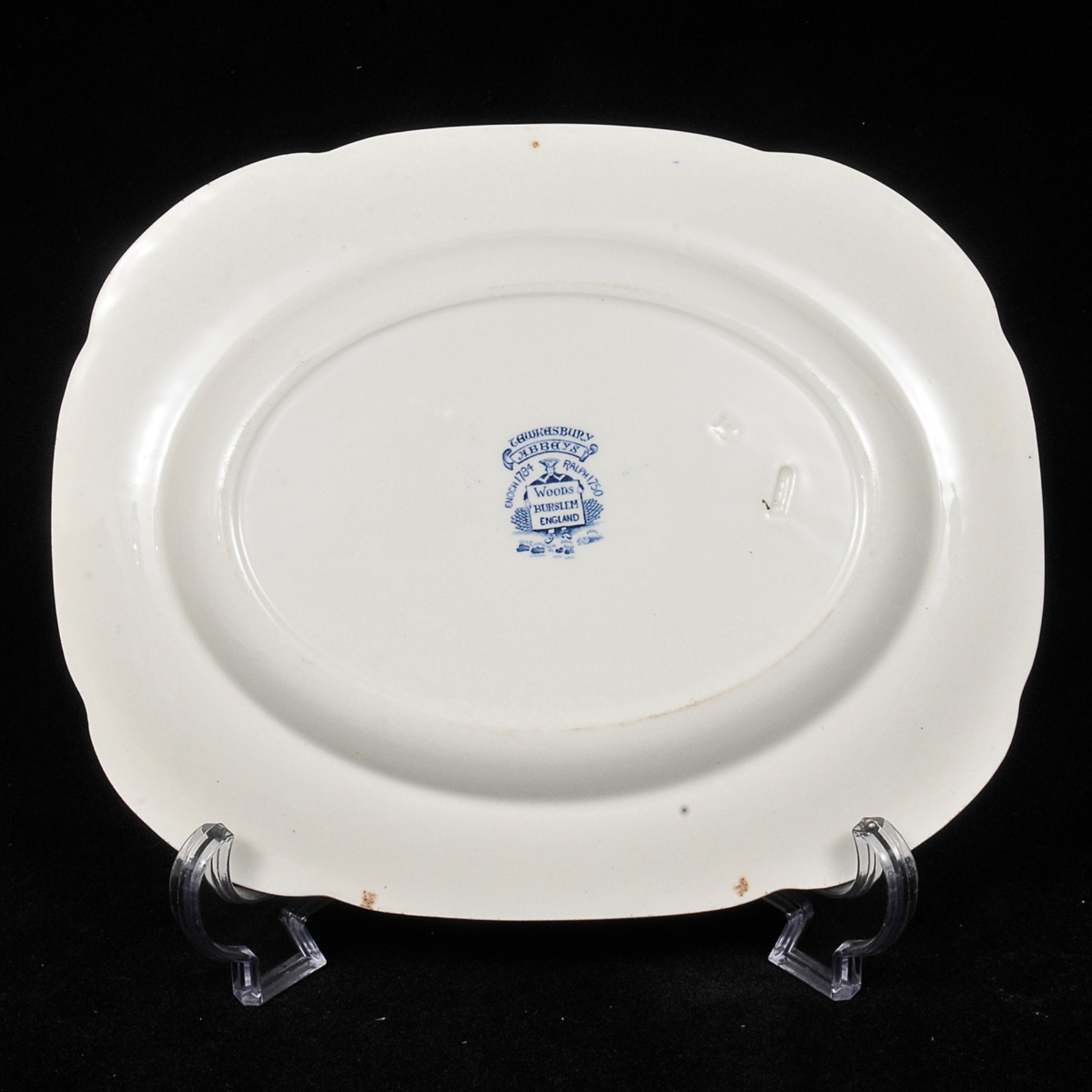 Travessa em porcelana inglesa manufatura Woods Burslem com decoração... - foto 3 de 3