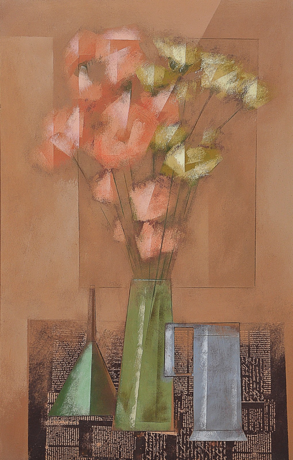 Carlos Scliar (1920-2001), Flores, funil, etc, 1996 - foto 1 de 3