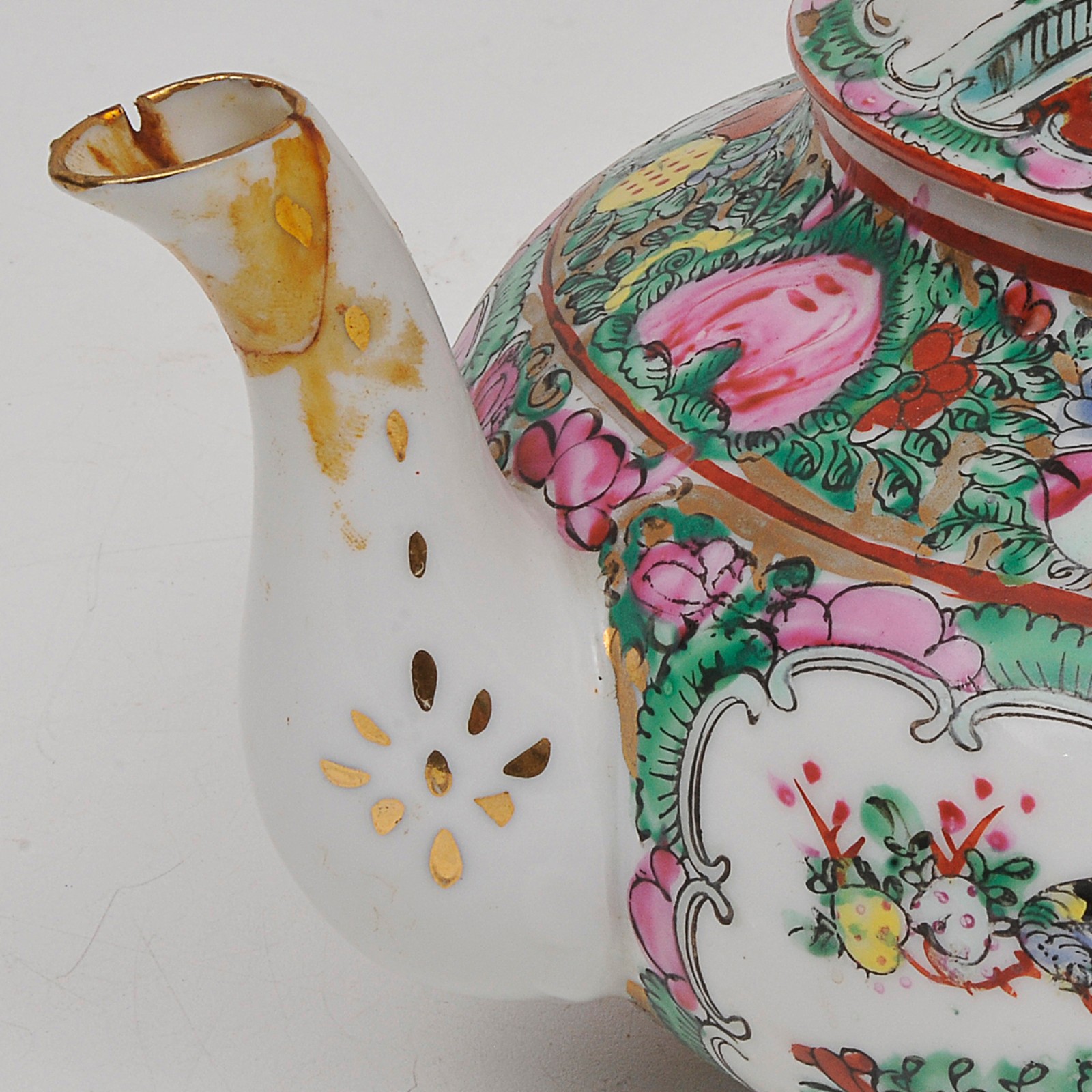 MANDARIN - Conjunto de chá e café em porcelana oriental ricamente... - foto 6 de 6
