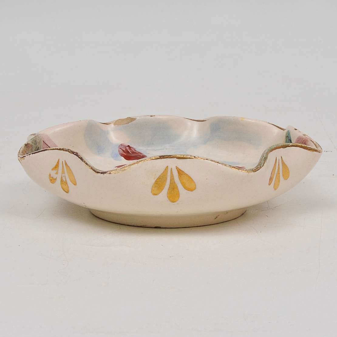 CAPODIMONTE (ITÁLIA) - Porta aliança em cerâmic - TNT Arte