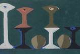 Iberê Camargo (1914-1994), Carretéis - Serigrafia<br>Ass. inf. esquerdo<br>Edição Mario de La Parra
