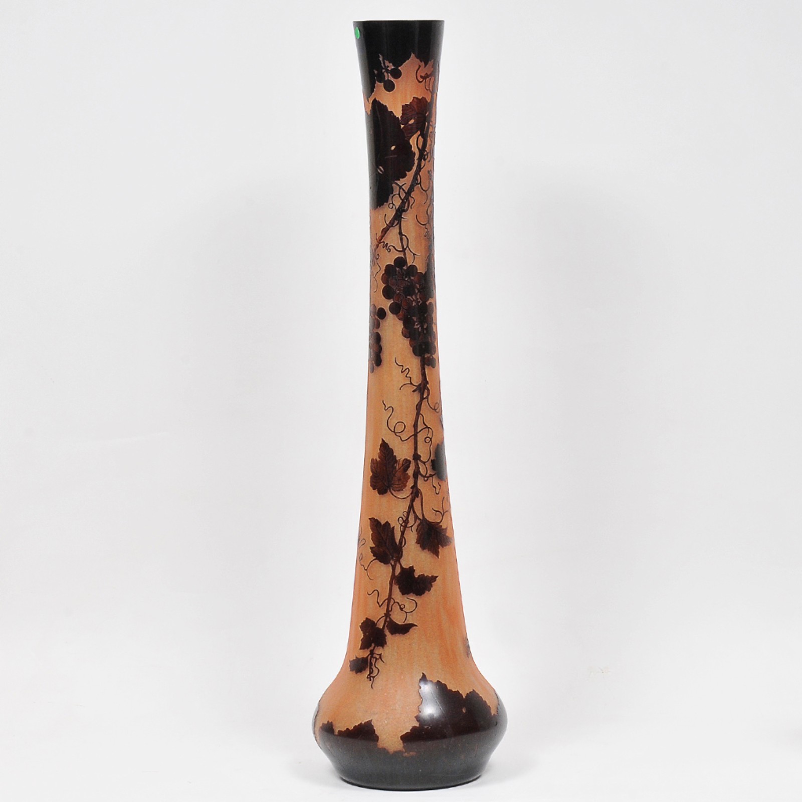 RICHARD - Grande vaso floreira em paste de vidro francesa oxidada no... - foto 1 de 3