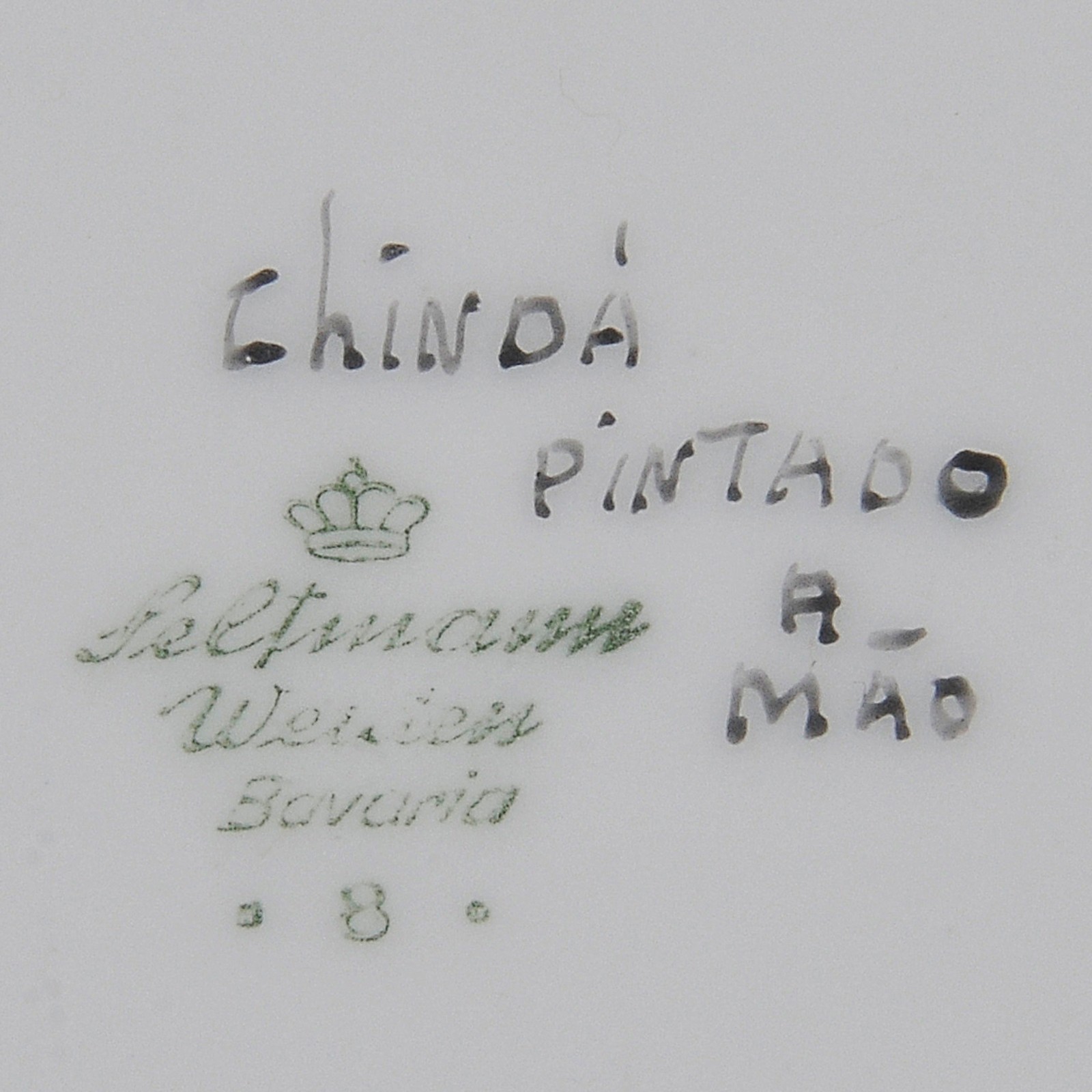 Lote composto por 6 pratos de sobremesa de coleção em porcelana da... - foto 3 de 3
