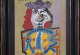 Pablo Picasso (1881-1973), Figura - Litografia<br>Esta escrito a lápis no inf. esquerdo "1/69" e a assinatura na chapa no inf. direito  <br>Ass. e datado de 22.02.69 sup. esquerdo<br>Há 