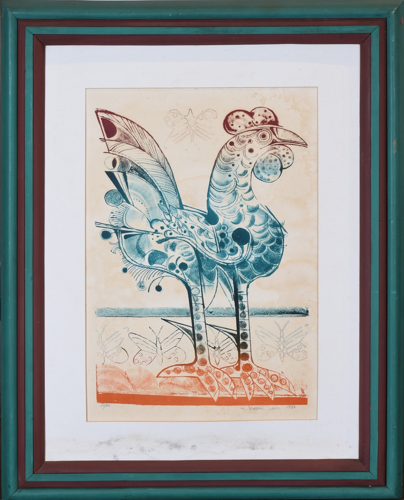 Aldemir Martins (1922-2006), Galo - foto 2 de 5