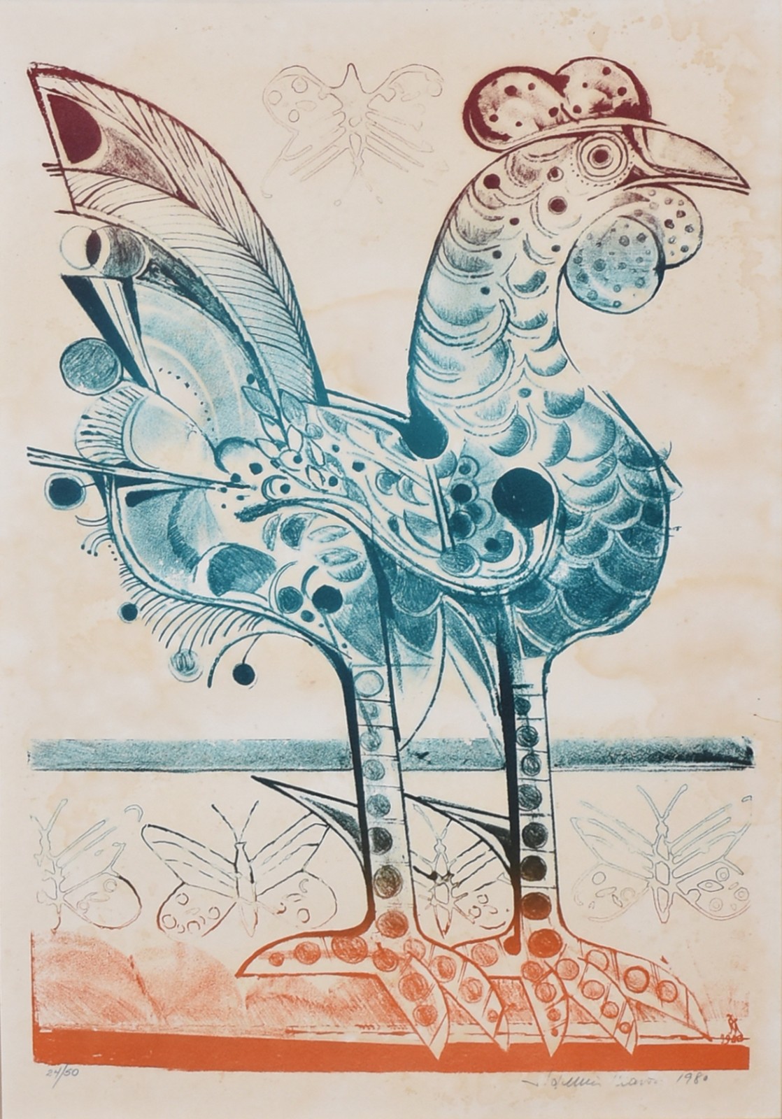 Aldemir Martins (1922-2006), Galo - foto 1 de 5