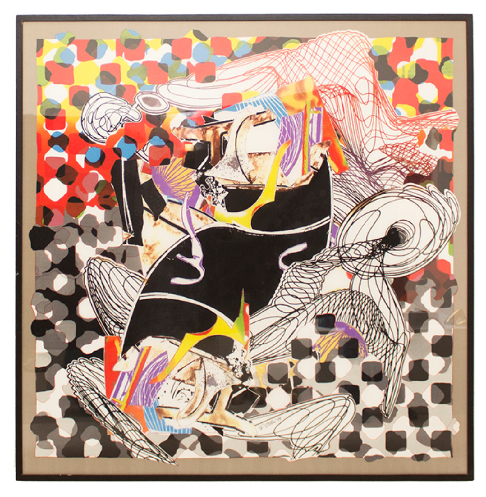 Frank Stella (1936), Whale Watch Shawl, from Moby Dick, 1994 - foto 1 de 2