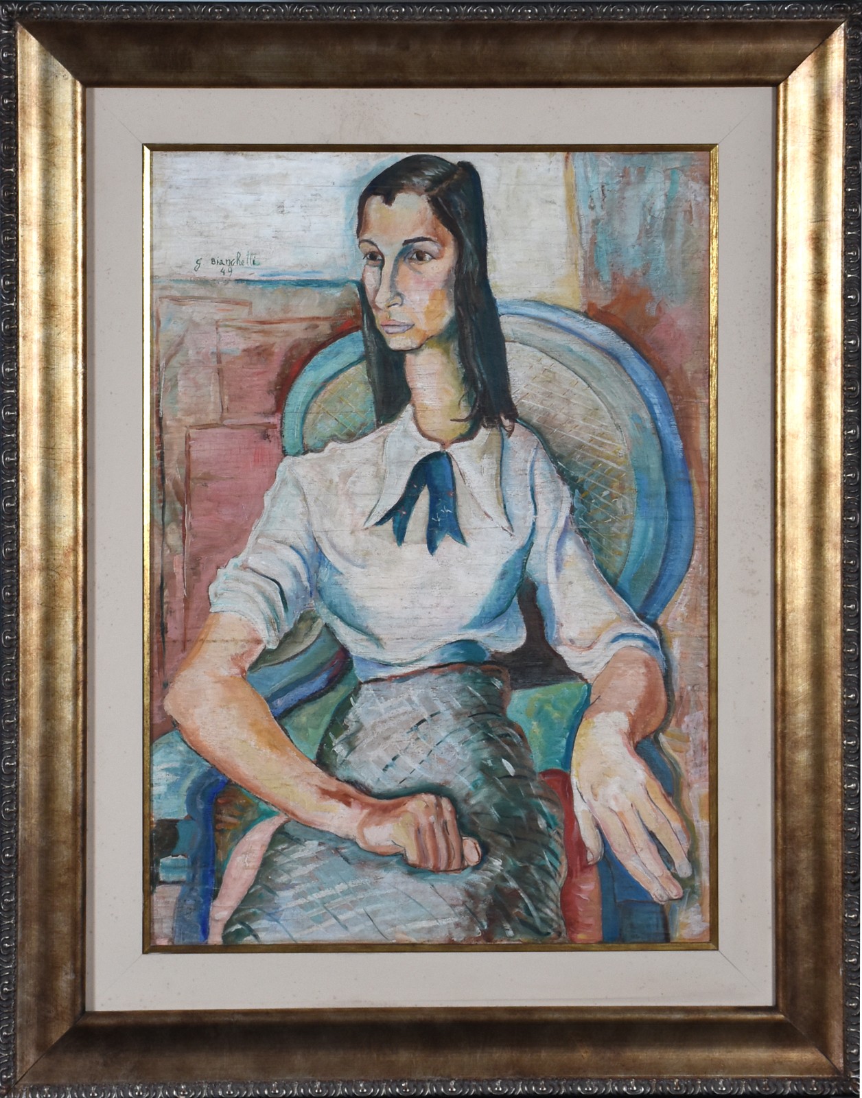 Glenio Bianchetti (1928-2014), Figura na cadeira, 1949 - foto 4 de 4