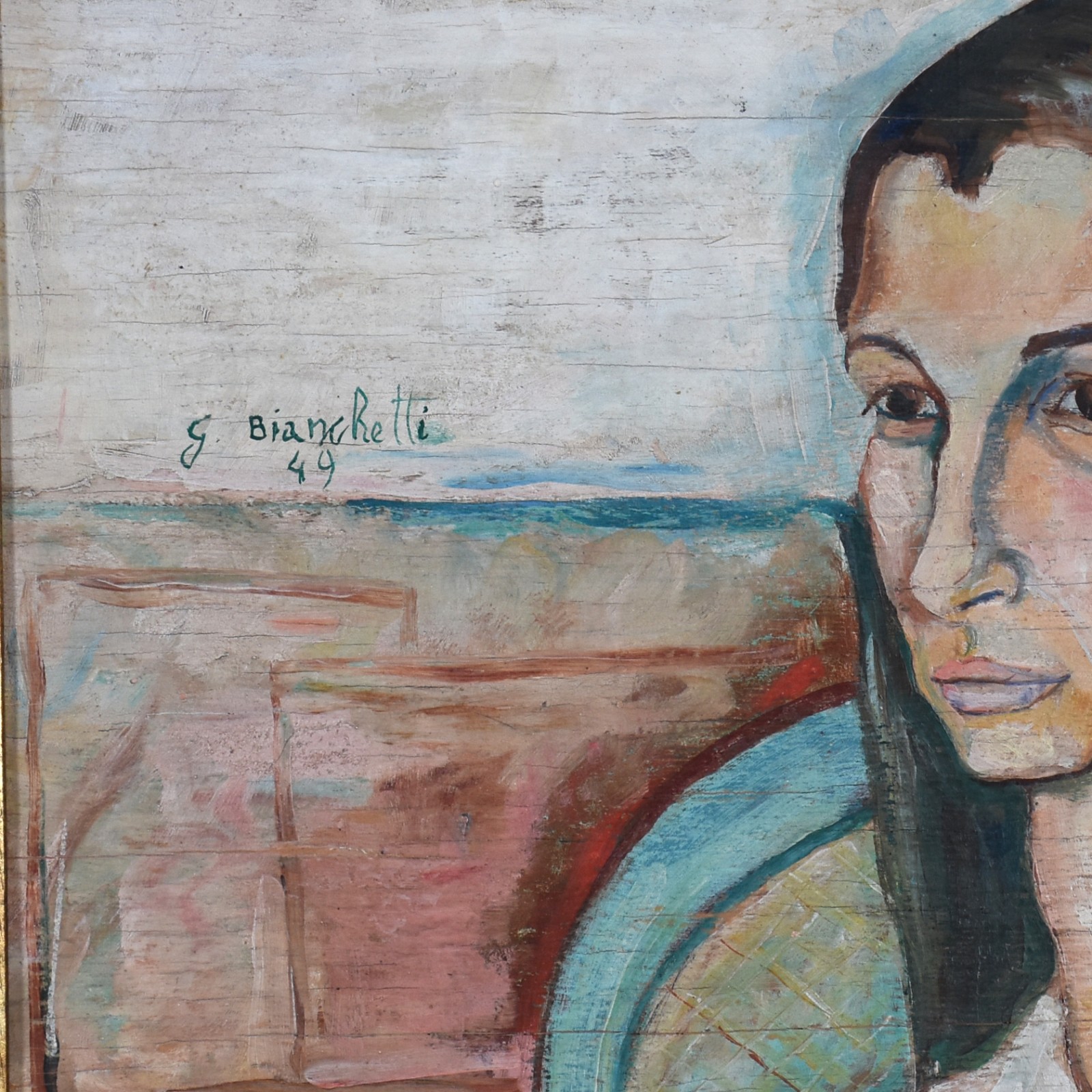Glenio Bianchetti (1928-2014), Figura na cadeira, 1949 - foto 2 de 4