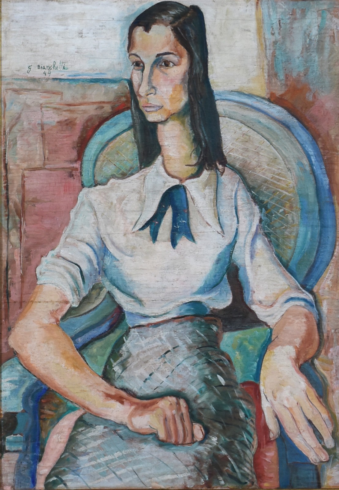 Glenio Bianchetti (1928-2014), Figura na cadeira, 1949 - foto 1 de 4