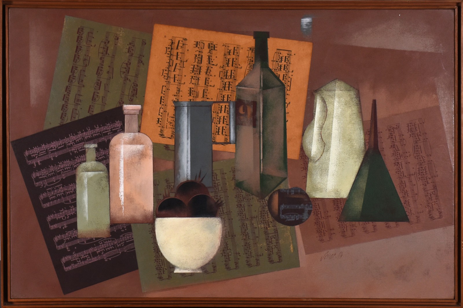 Carlos Scliar (1920-2001), Objeto, pinturas e etc. 1994 - foto 2 de 3