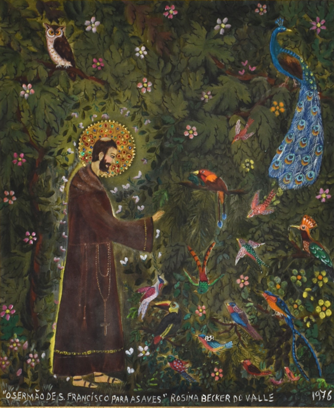 Rosina Becker do Valle (1914-2000), "O sermão de S. Francisco para as aves", 1976 - foto 1 de 4