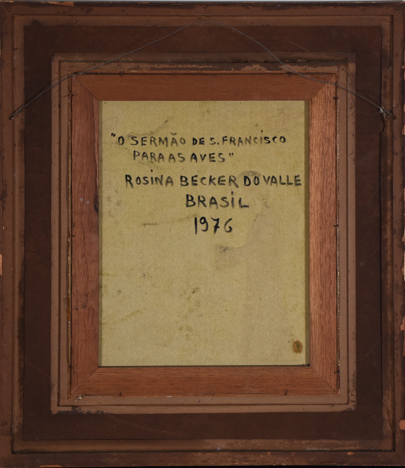 Rosina Becker do Valle (1914-2000), "O sermão de S. Francisco para as aves", 1976 - foto 3 de 4