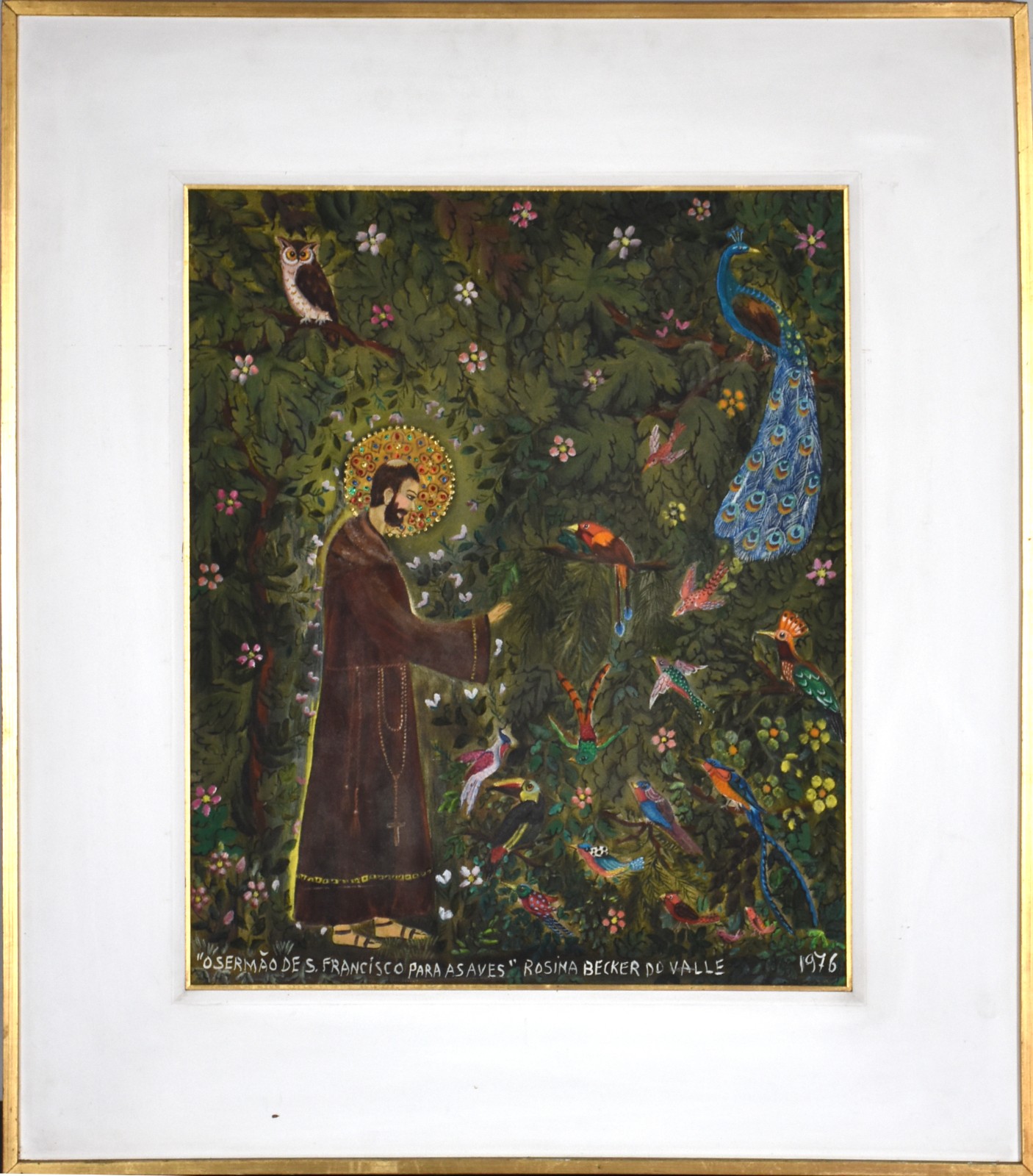 Rosina Becker do Valle (1914-2000), "O sermão de S. Francisco para as aves", 1976 - foto 2 de 4