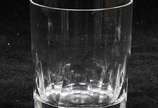 Lote composto por 9 copos para whisky em crista... - Lote composto por 9 copos para whisky em cristal translúcido ricamente lapidado.<br>