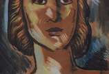 Ismael Nery (1900-1934), Retrato de Adalgisa Nery - Guache s/ papel<br>Ass. Inf. Direito<br>Obra reproduzida no catálogo da Bolsa de Arte do RJ.