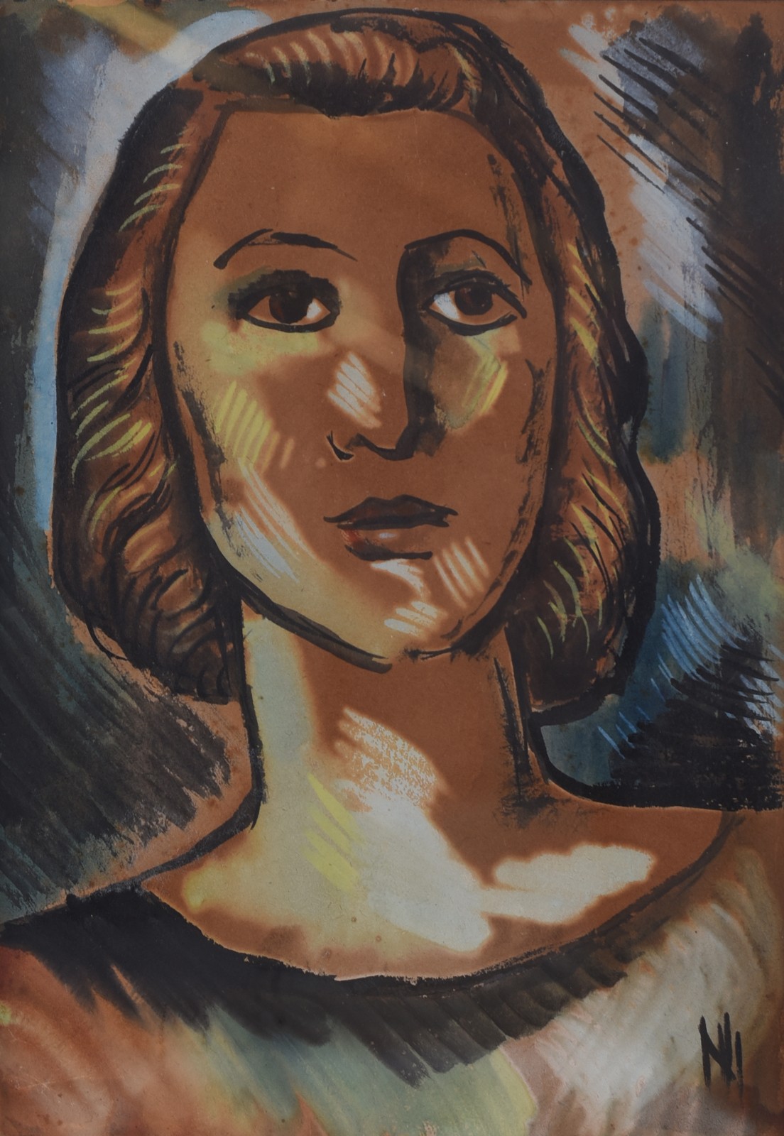 Ismael Nery (1900-1934), Retrato de Adalgisa Nery - foto 1 de 2